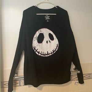 Nightmare Before Christmas Jack Skellington Face Sweatshir